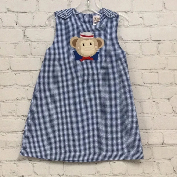 ZU 2T Monkey Sleeveless Dress - Picture 1 of 6